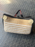 Jute Wedge w/ Hidden Handle