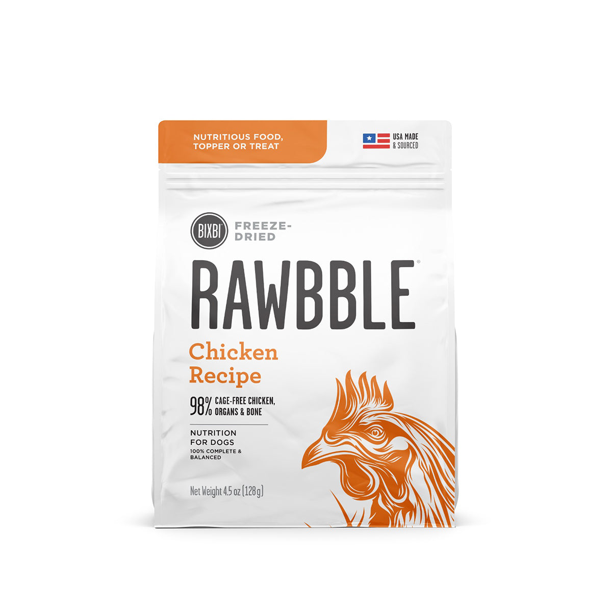 BIXBI 4.5 OZ Rawbble Freeze Dried Topper / Treat
