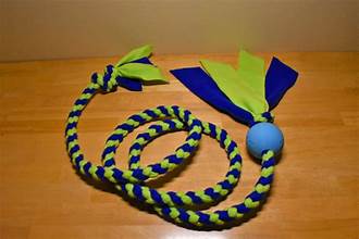 Fleece Braided Tug - With Toy